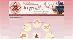 Desktop Screenshot of diana-hoffmann.de